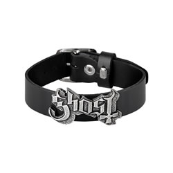 Ghost: Logo Leather Wrist Strap
