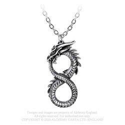 Infinity Dragon necklace