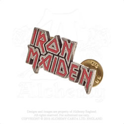 Iron Maiden enamelled logo