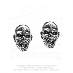Iron Maiden earrings