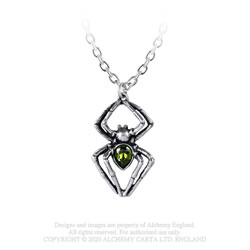 Emerald Spiderling necklace